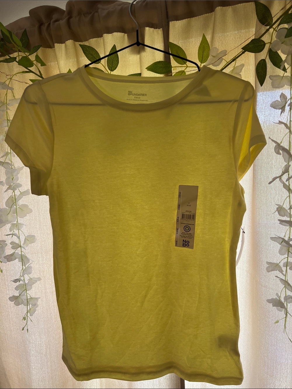 NOBO Yellow Breeze Crew Neck Tee